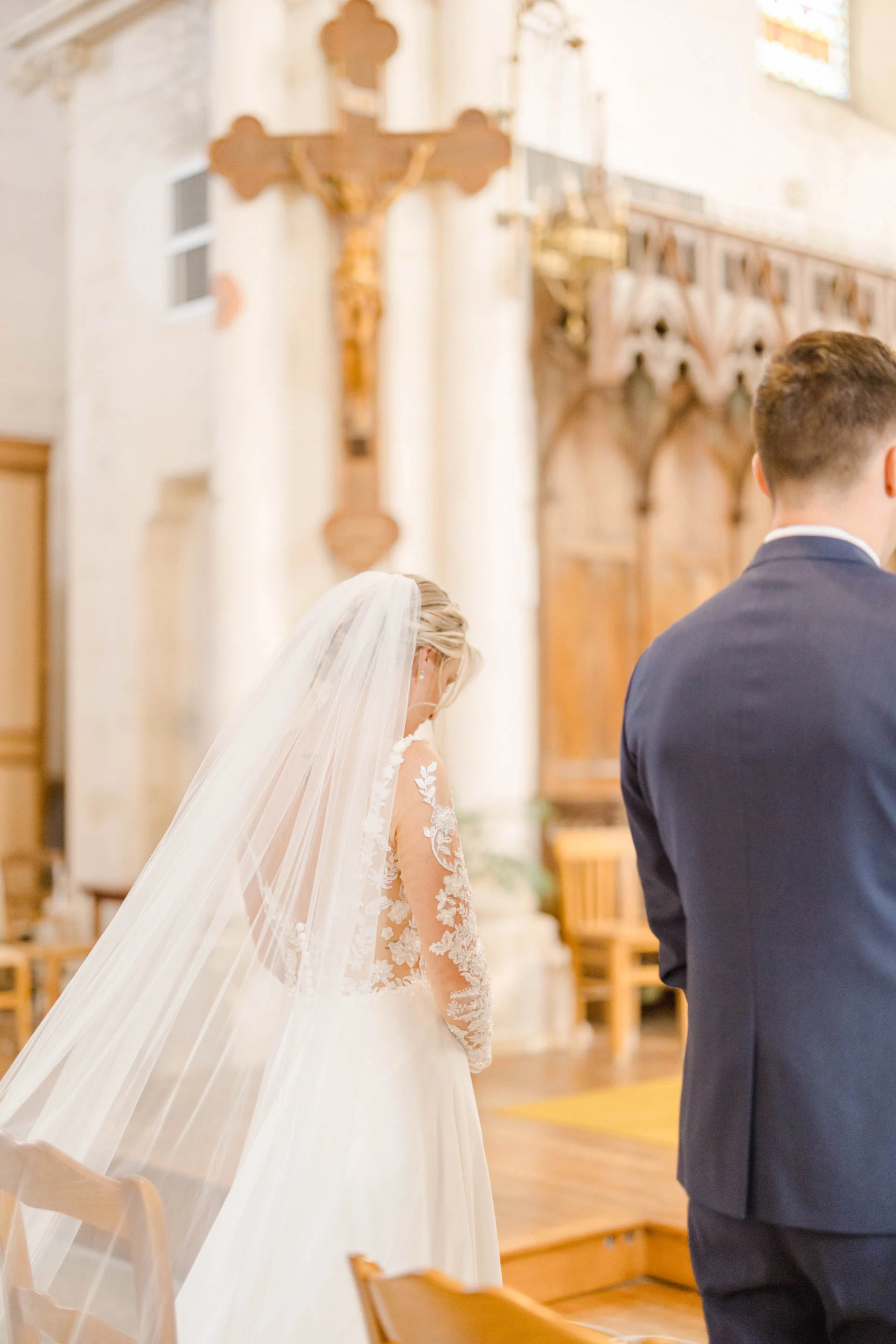 robe événement mariage gris marron